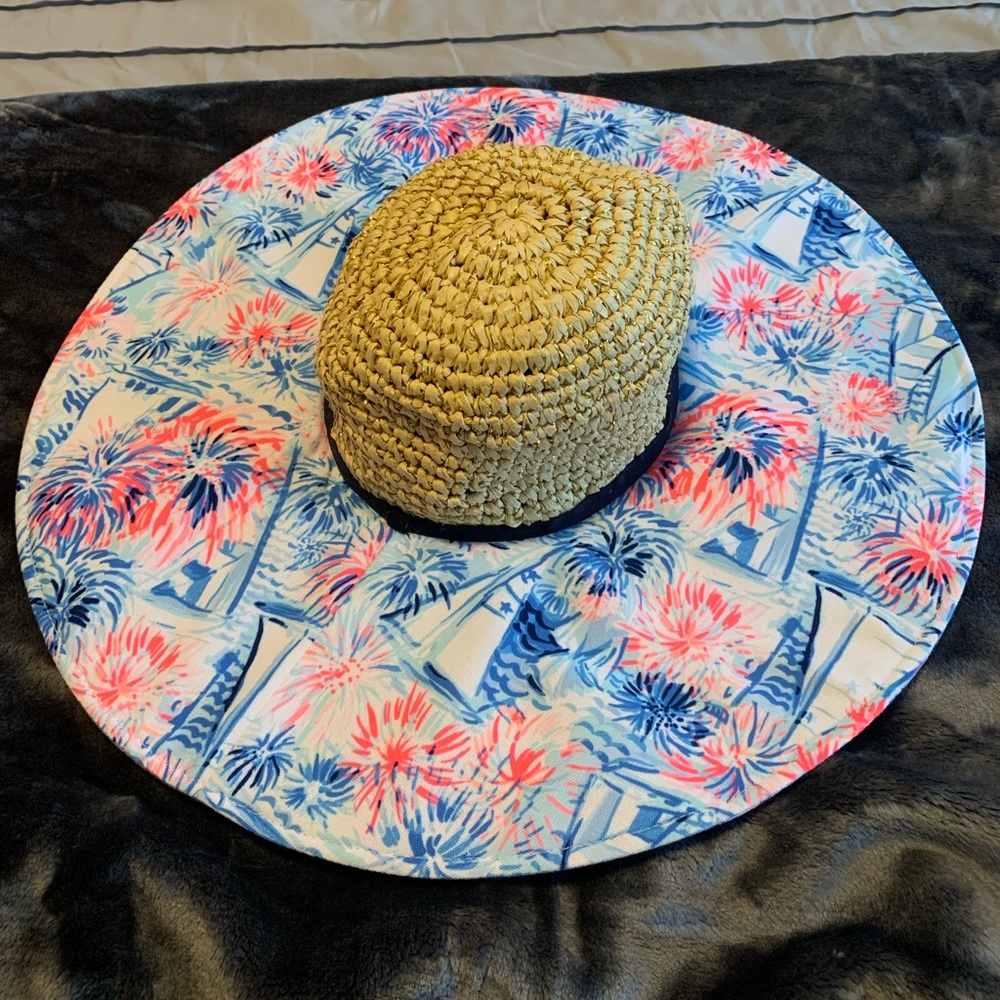 Lilly Pulitzer Beach Floppy Straw Hat